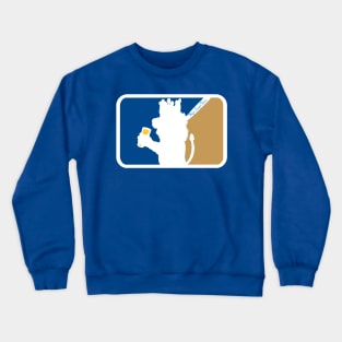 Sluggerrrr Mascot Major League Brews Crewneck Sweatshirt